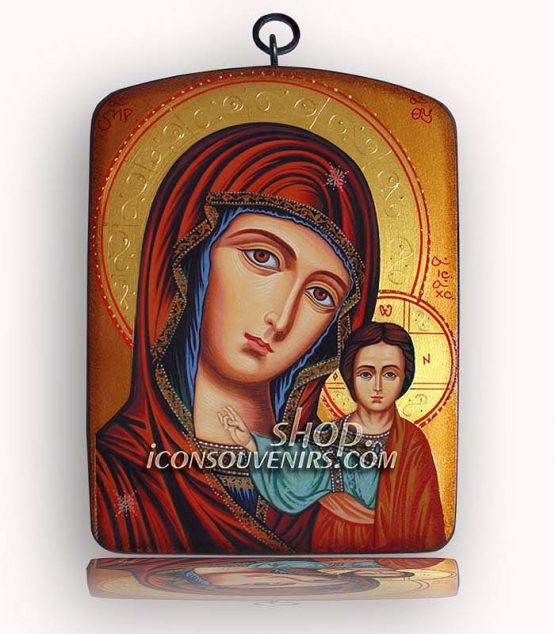 Икона на света Богородица с младенеца - Казанска