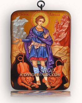 Икона на Свети Данаил покорява два лъва