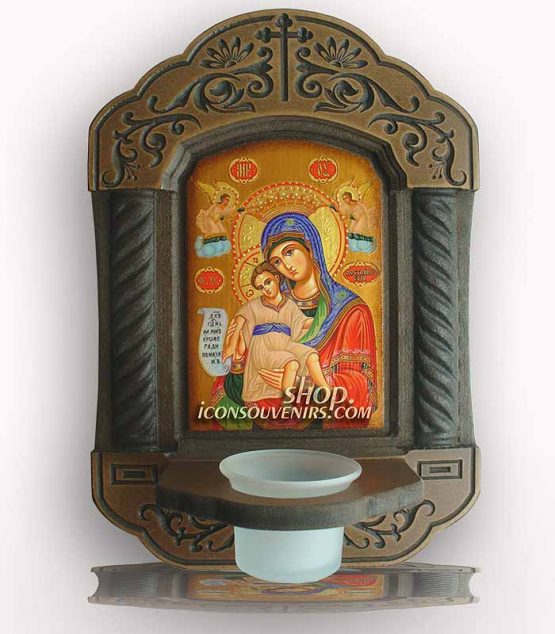 Резбован иконостас на Света Богородица с младенеца - Достойно ест