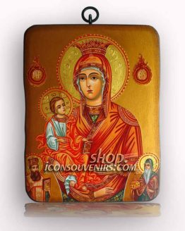 Икона на света Богородица с младенеца - Троеручица