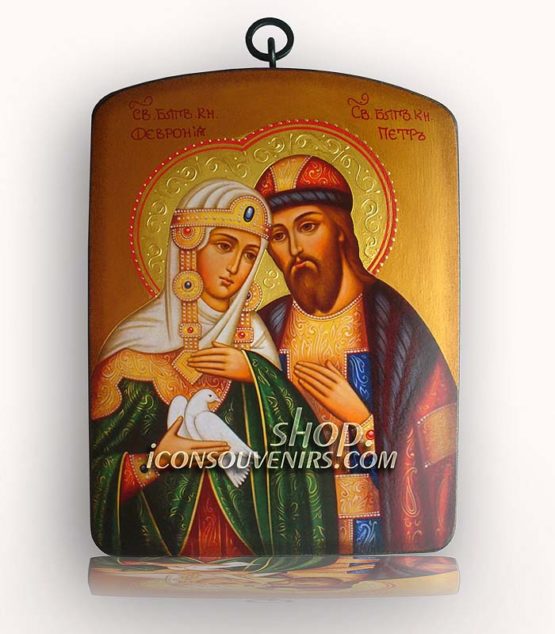 Икона на Свети Феврония и Петър